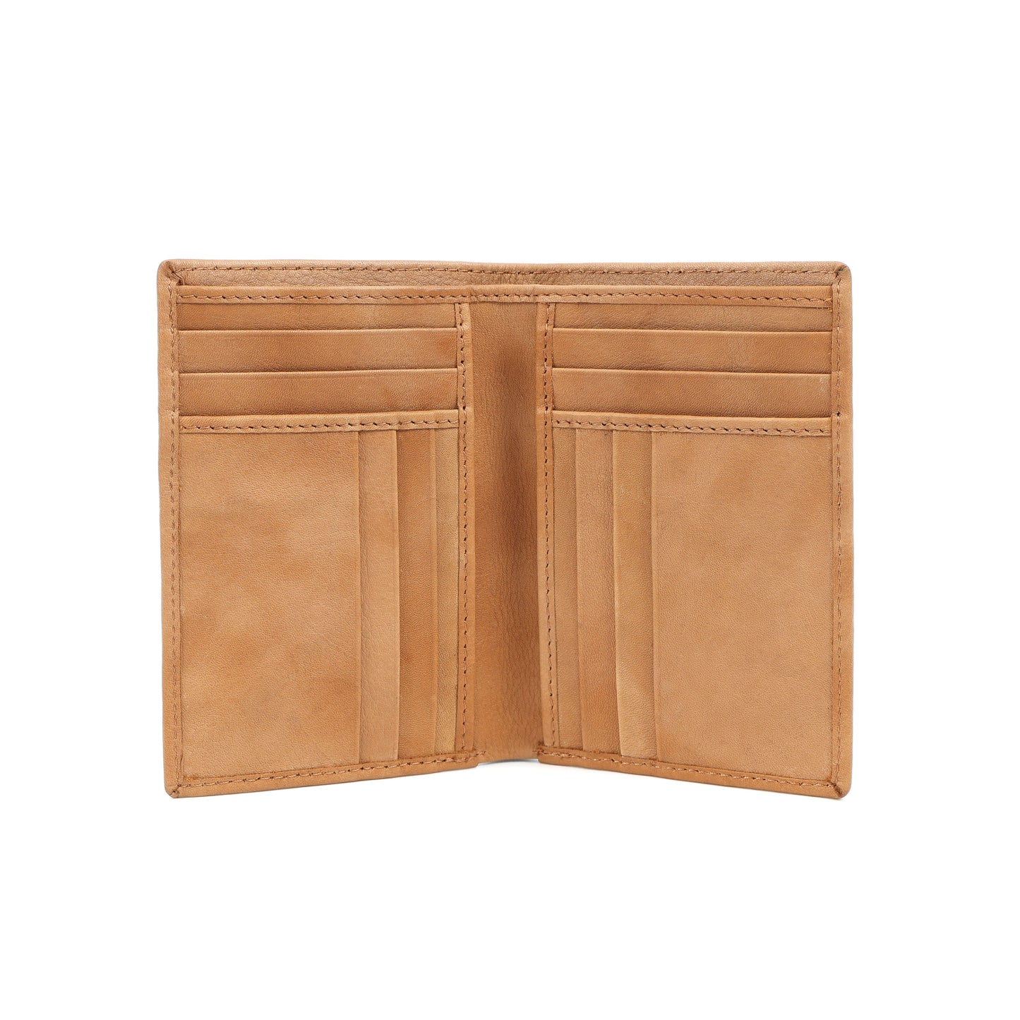 Light Brown Men’s Leather Wallet – Bi-Fold Card Holder Art:- LA-1432