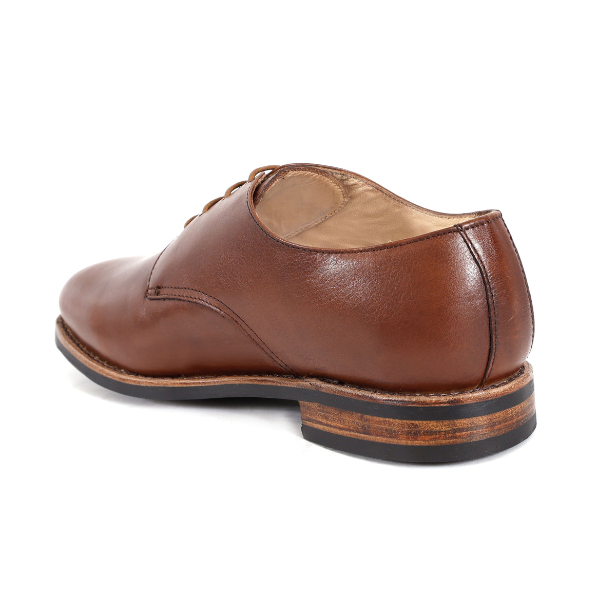Premium Genuine Leather Classic Lace-Up Formal Shoes | Brown | Elegant Oxford Design | Durable Sole | Office & Occasion Wear