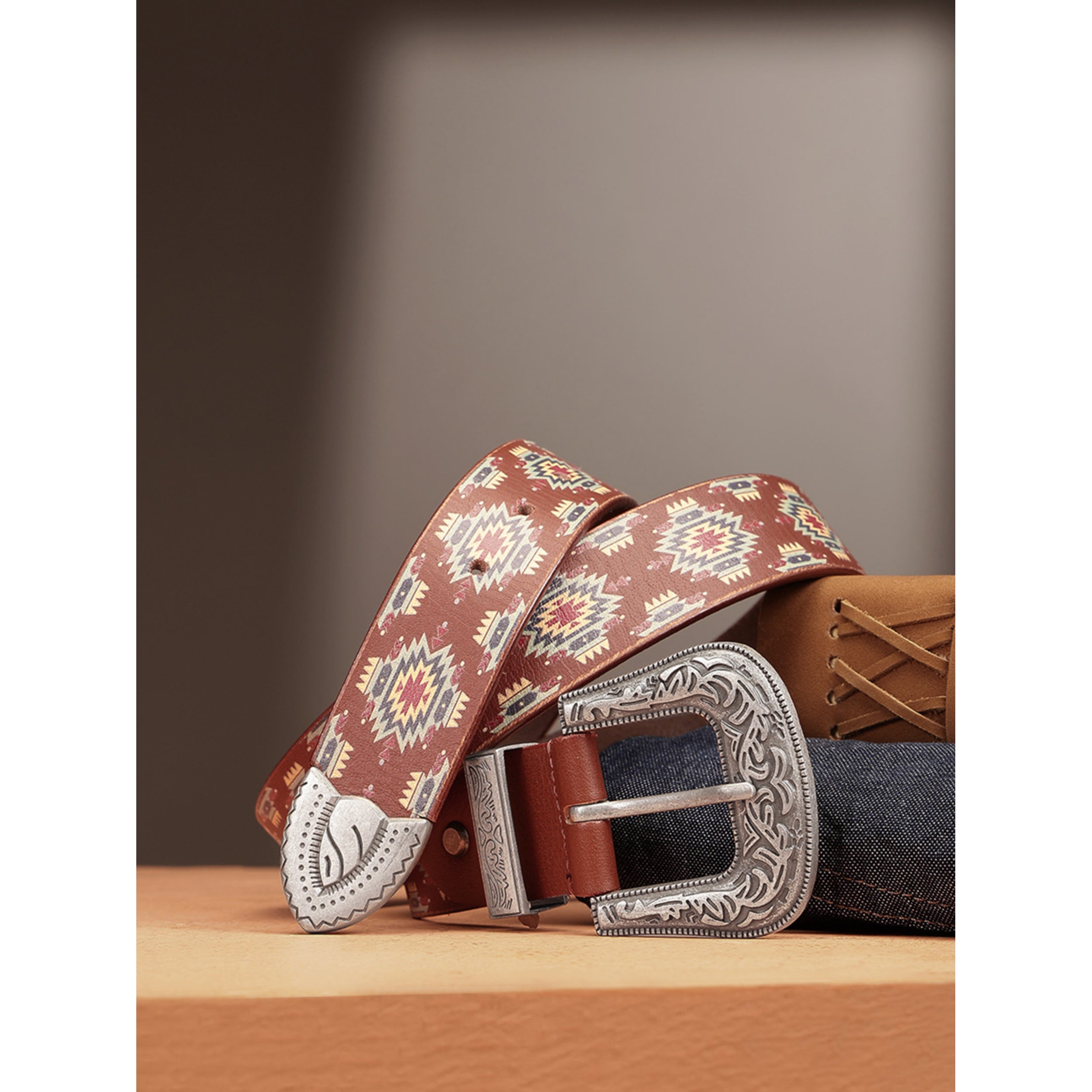 Stylish Digital Print Belt  Unique Graphic Design, Durable & Adjustable.