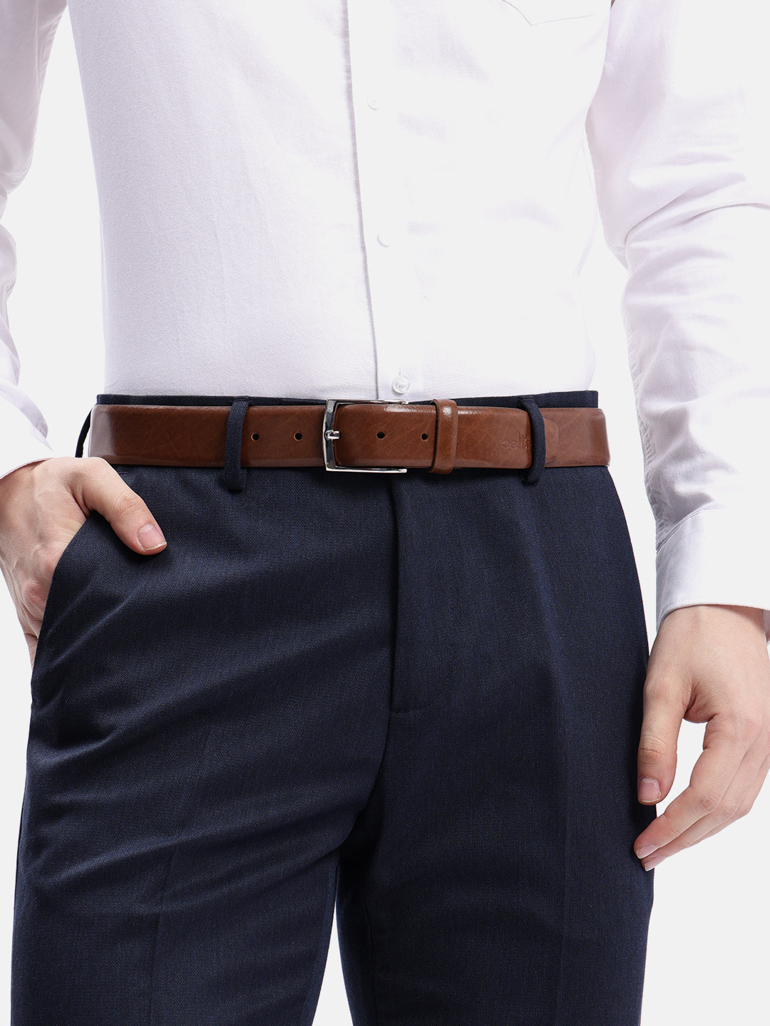 Premium Tan Leather Belt & Wallet Combo for Men | Classic Formal Everyday Gift Set