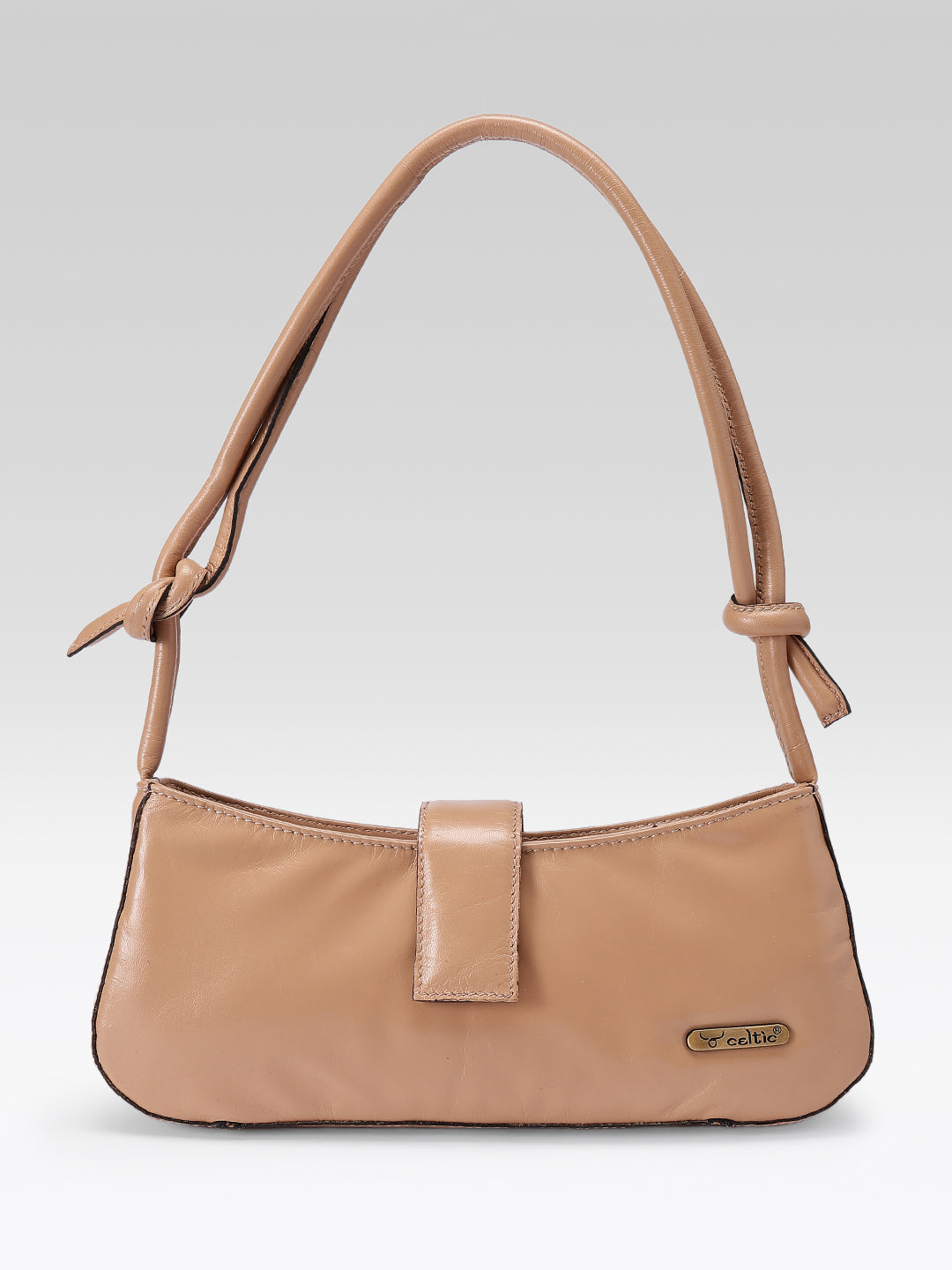 Premium  Leather Hand & Shoulder Bag for Women with Bow Detail