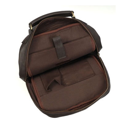 Compact & Stylish Leather Unisex Small Backpack – Perfect for Everyday Use. Art: BG-1610-S