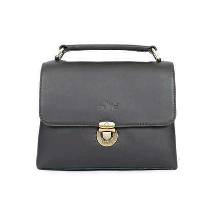 Premium Genuine Leather Satchel hand bag with Detachable Strap