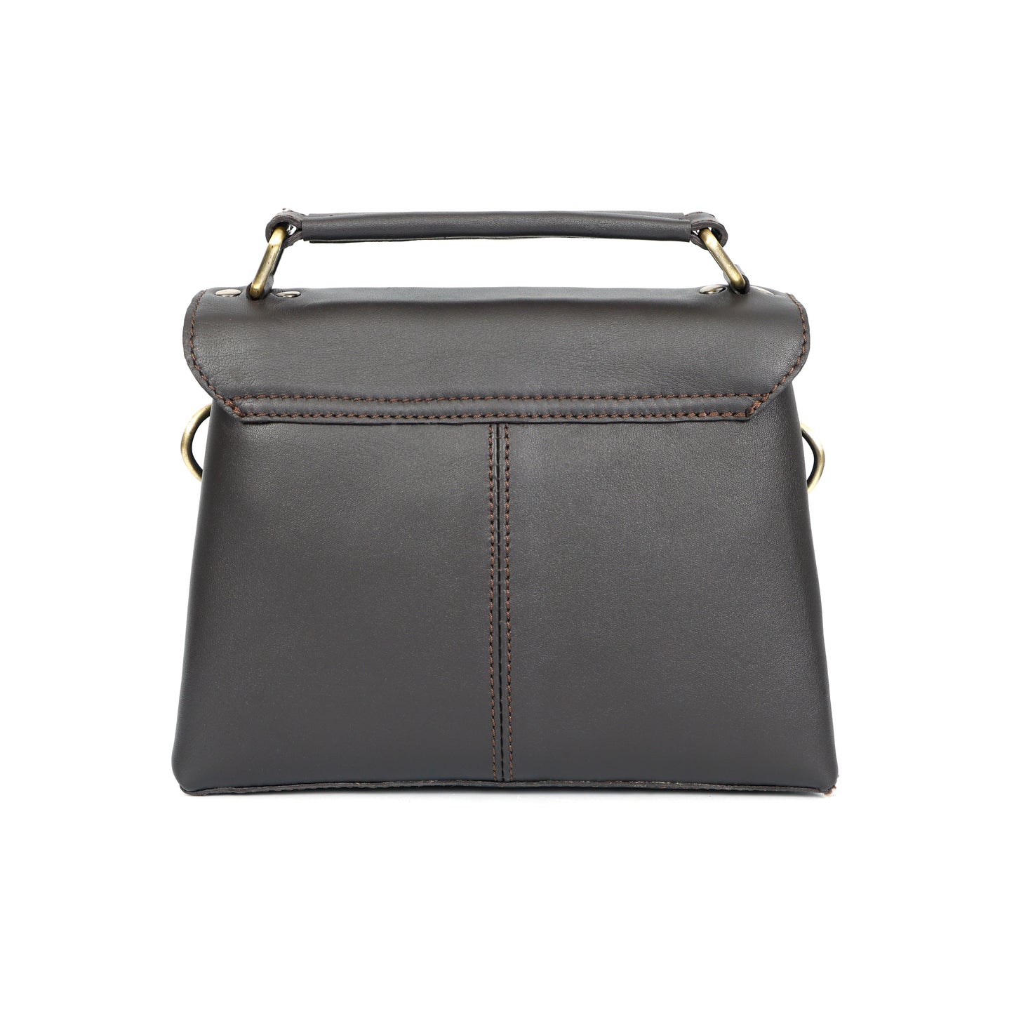 Premium Genuine Leather Satchel hand bag with Detachable Strap