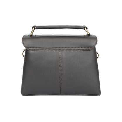Premium Genuine Leather Satchel hand bag with Detachable Strap
