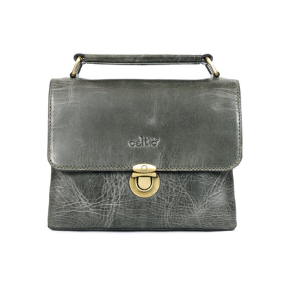 Premium Genuine Leather Satchel hand bag with Detachable Strap