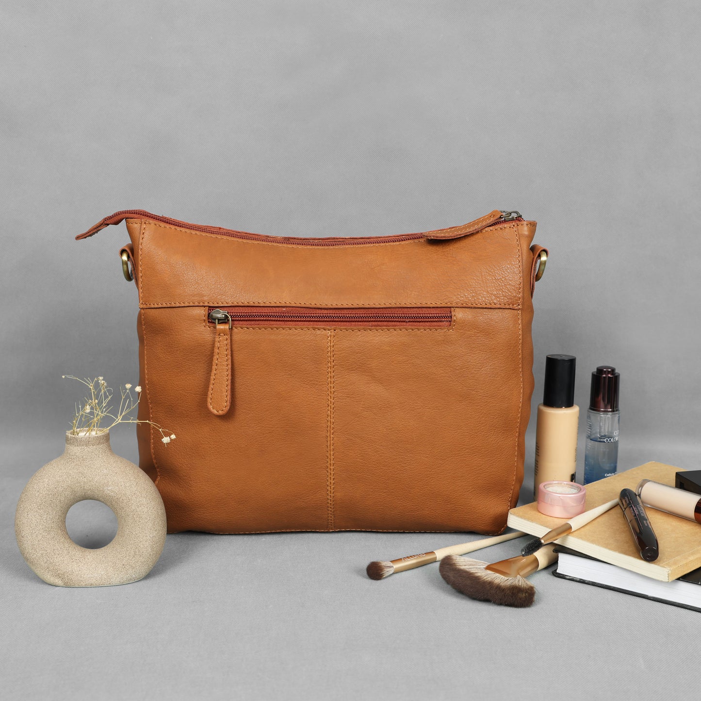 Elevate Your Style with our Brown Leather Sling Bag The Perfect Fashion Accessory. Art: BG-1639 - Default Title