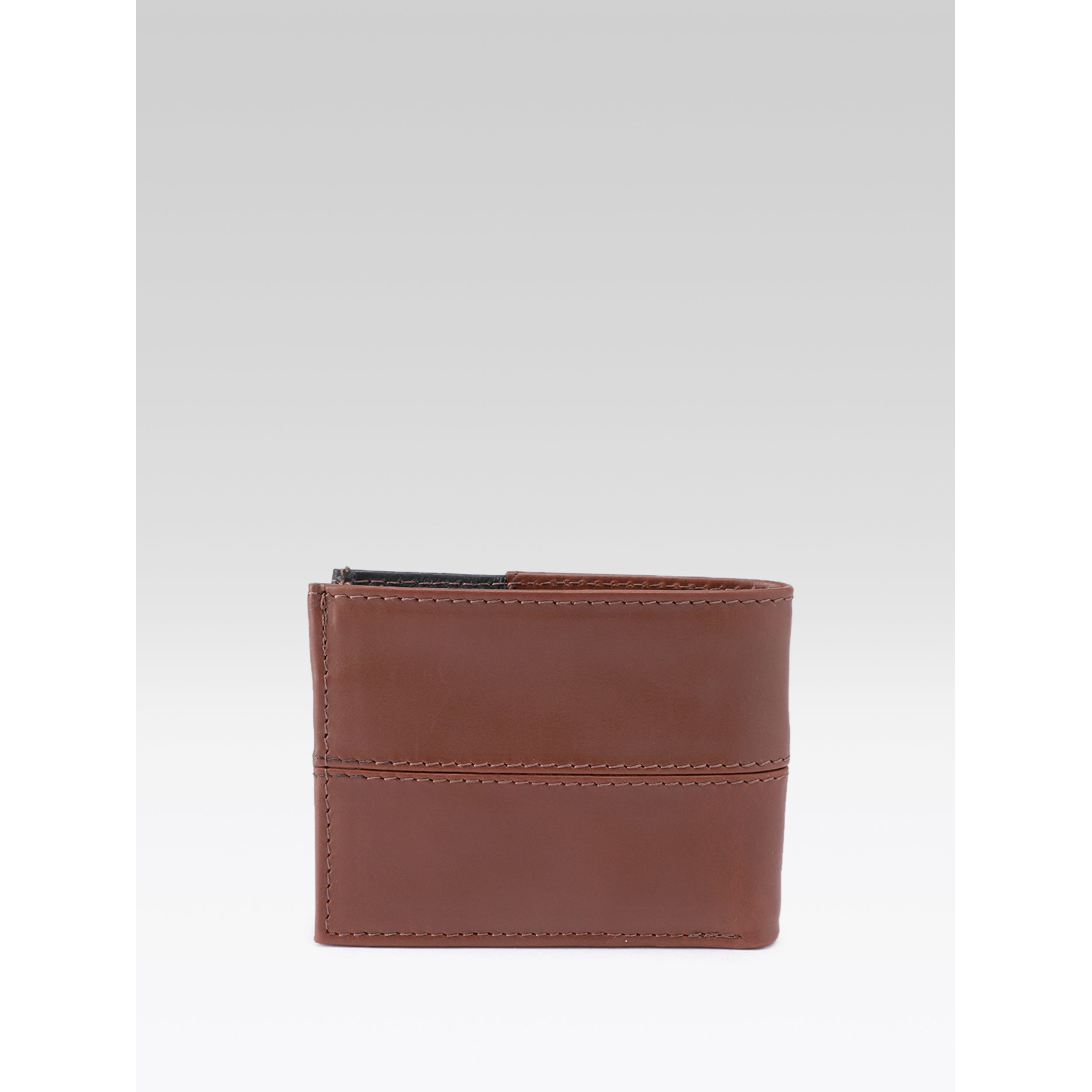 Premium Two-Tone Genuine Leather Mens Wallet | Slim Bifold Export Quality with Coin Pocket