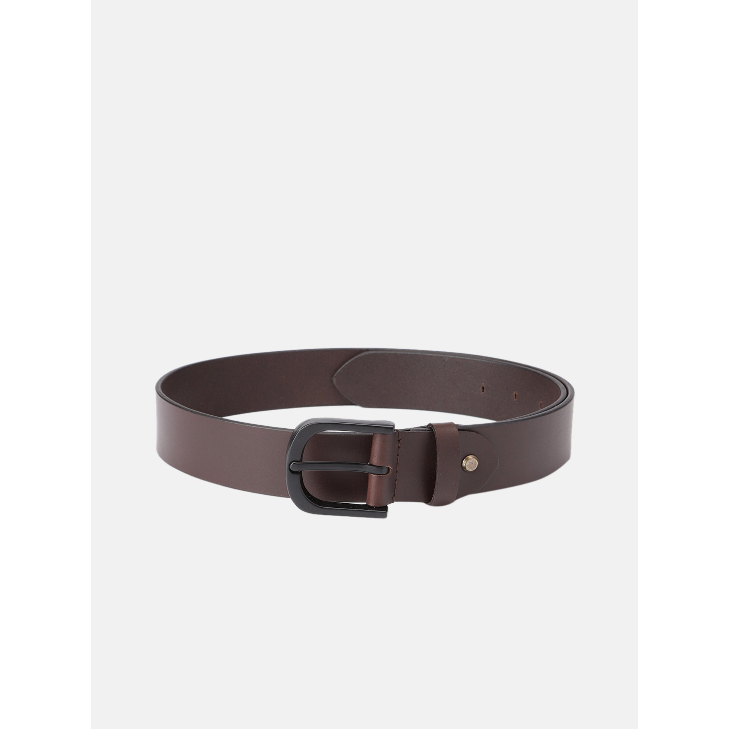 Celtic Men Genuine Leather Black Waist Accessory Durable Metal Buckle Formal Casual Wear