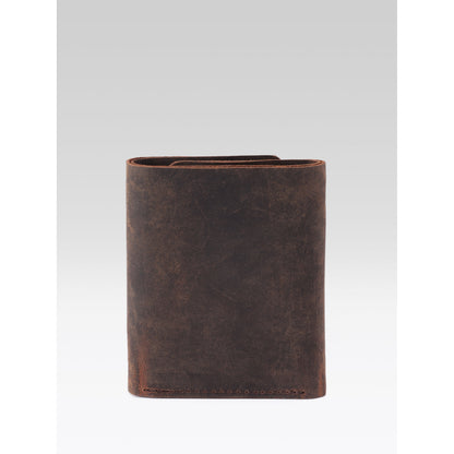Premium Vintage Leather Trifold Wallet | Stylish Slim Card Holder for Men with Multiple Slots