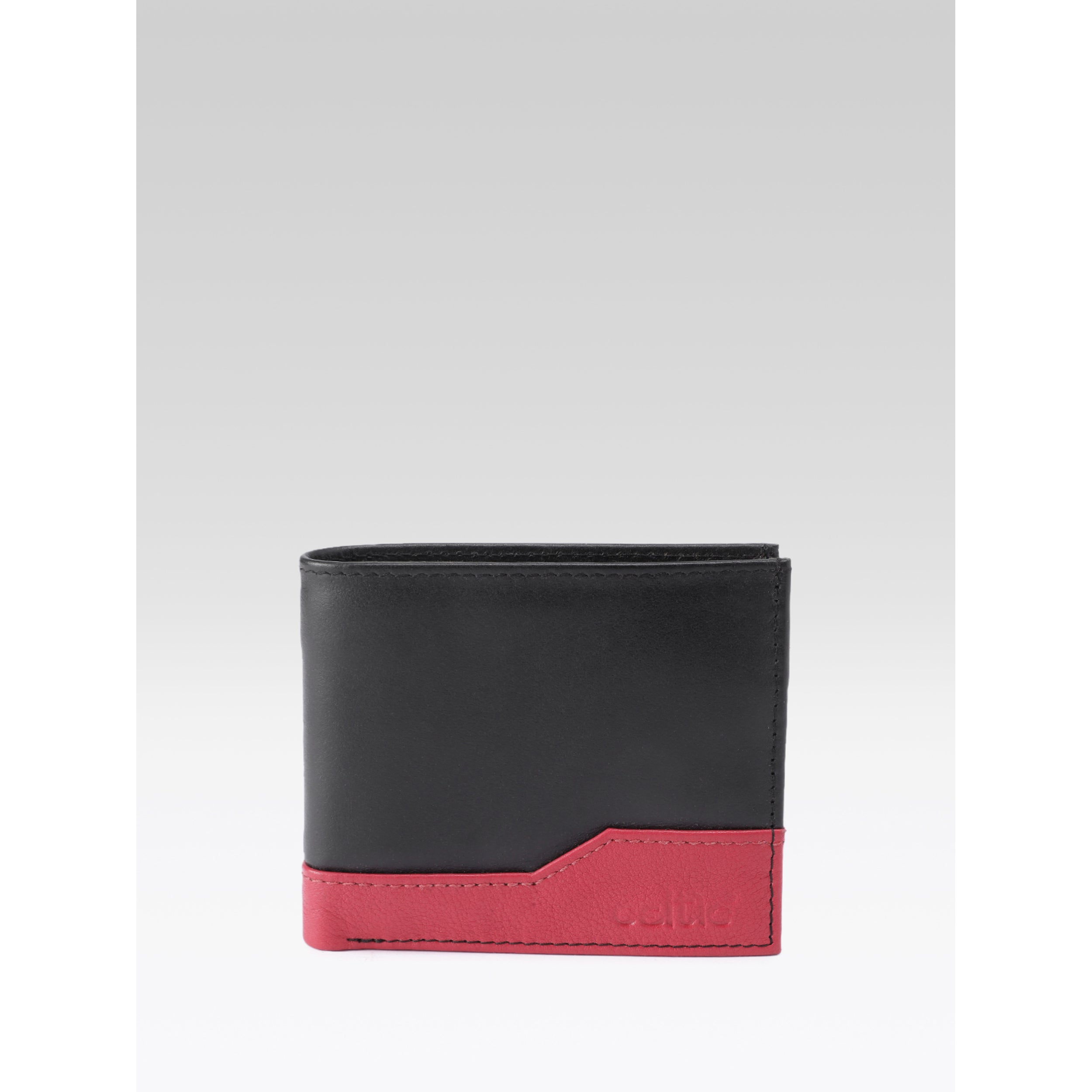 Premium Black Leather Wallet for Men | with ID Window & Secure Coin Pocket