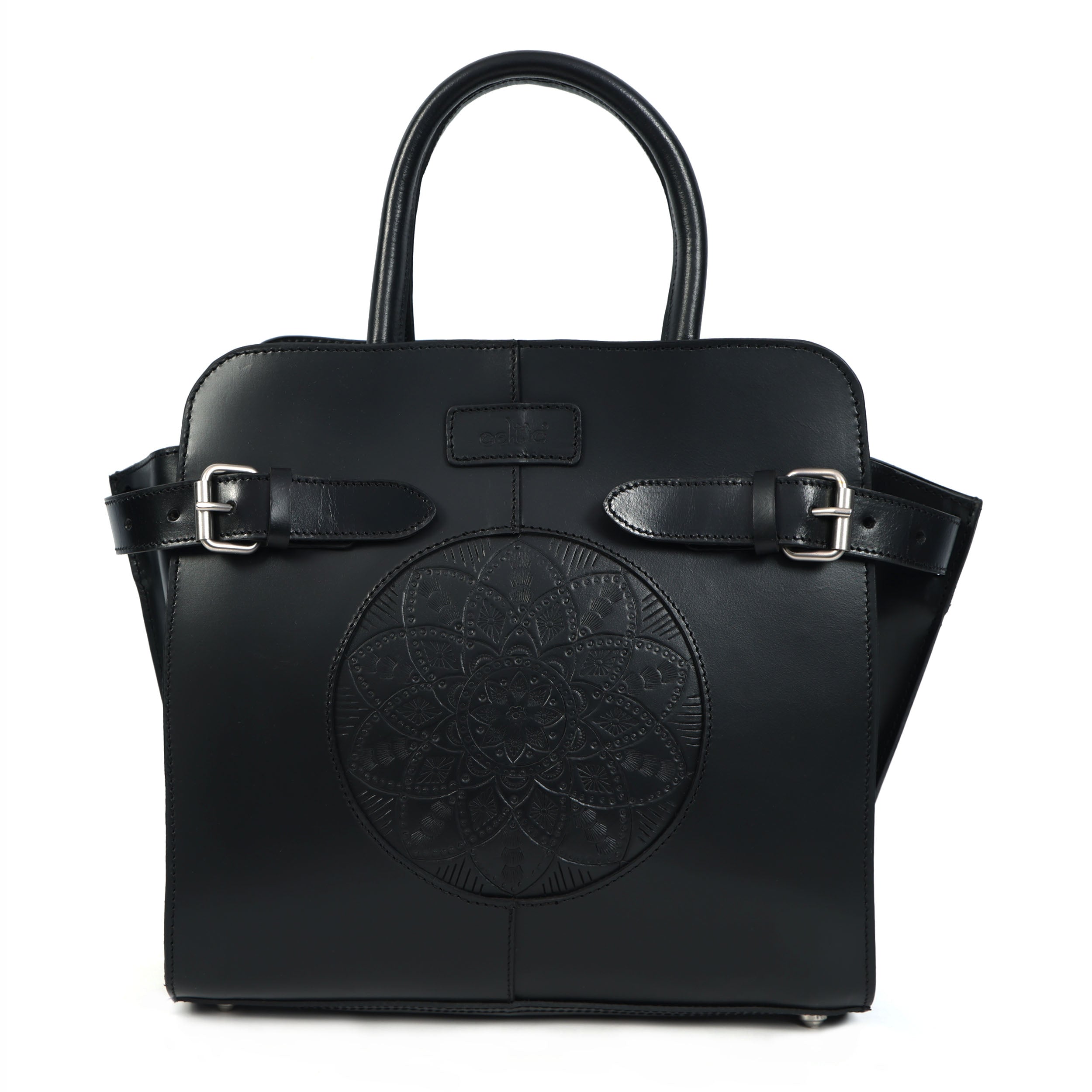  brown or black color pure leather Shoulder bag for girls and women with glorious design | Party wear.  Art: BG-1555