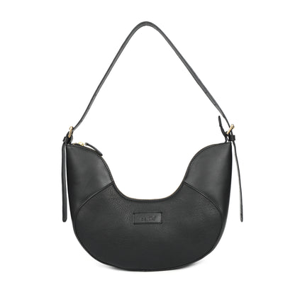Sleek Black/Btown Hobo Shoulder Bag for Women