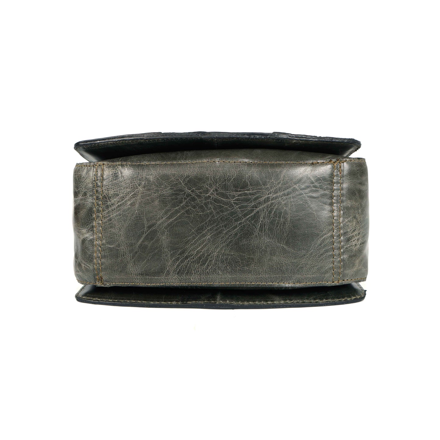 Premium Genuine  Leather Handbag with Adjustable Strap & Stud Detailing