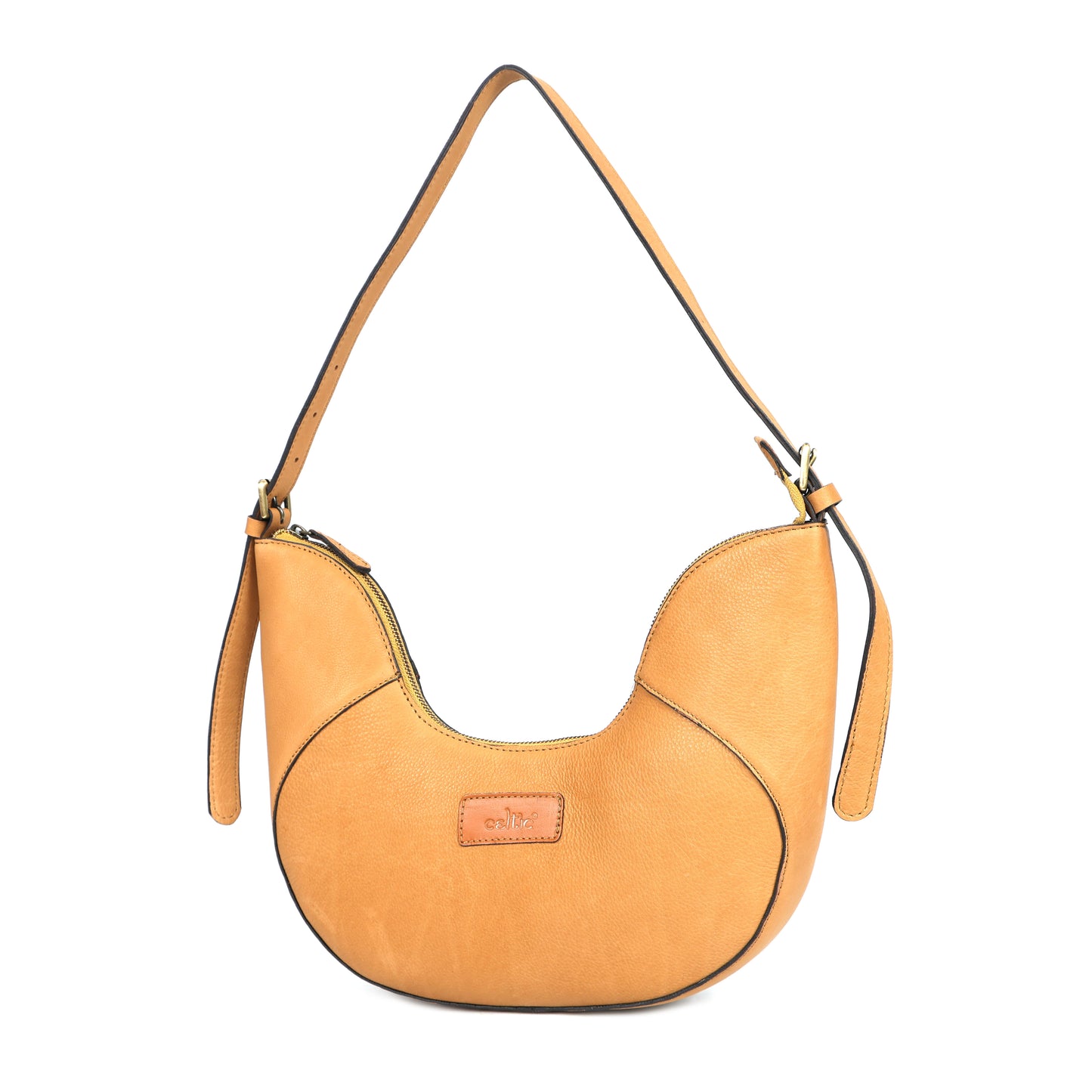 Sleek Black/Btown Hobo Shoulder Bag for Women