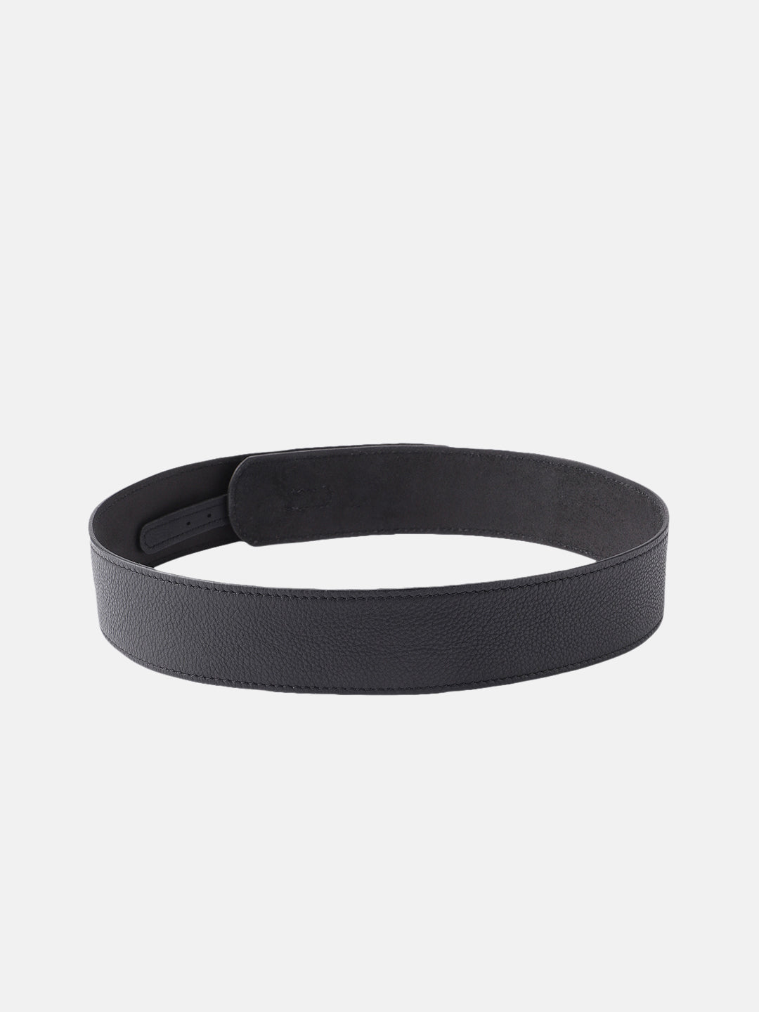 Celtic Classic Black Genuine Leather Belt for Women | Elegant Slim Adjustable Formal & Casual Belt