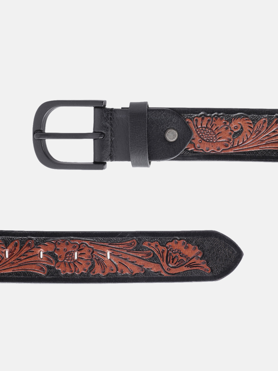 Vintage Leather Wallet & Belt Set