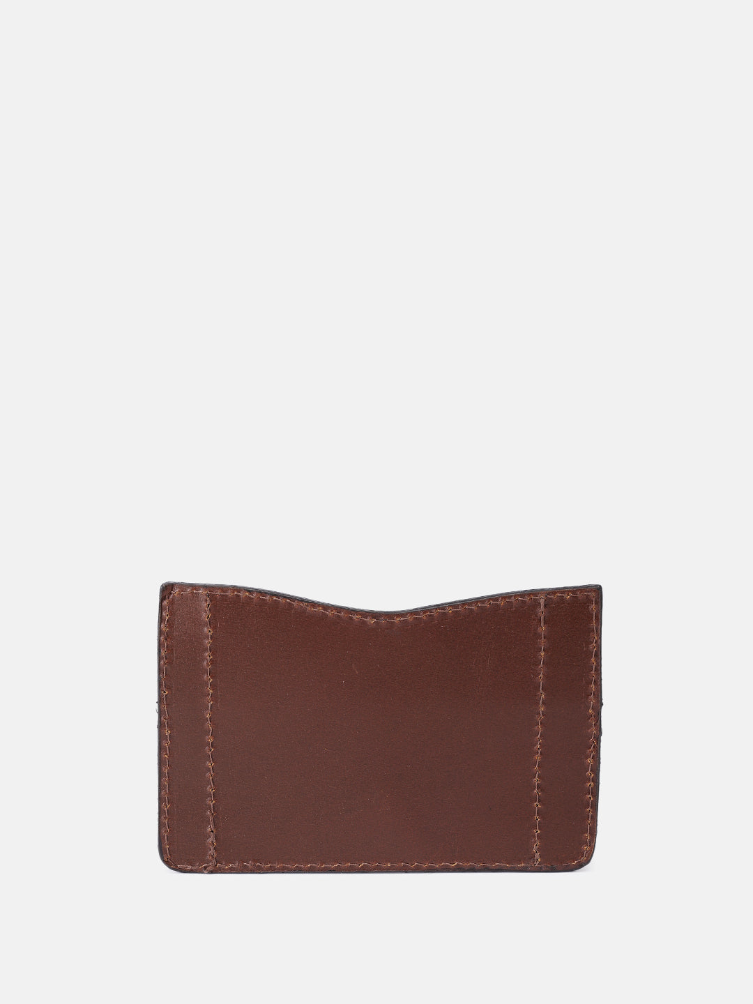Premium Genuine Leather Slim Card Holder – Brown Minimalist Credit Card Hol