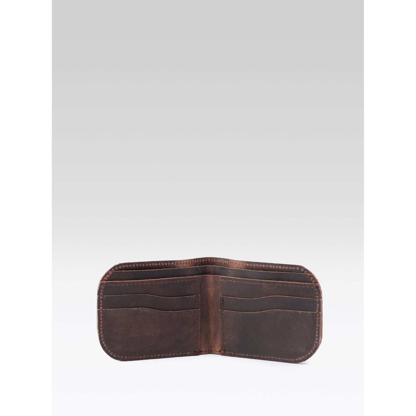 Premium Dual tone Genuine Leather Slim Bi-Fold Wallet