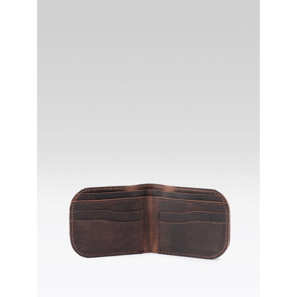 Premium Dual tone Genuine Leather Slim Bi-Fold Wallet