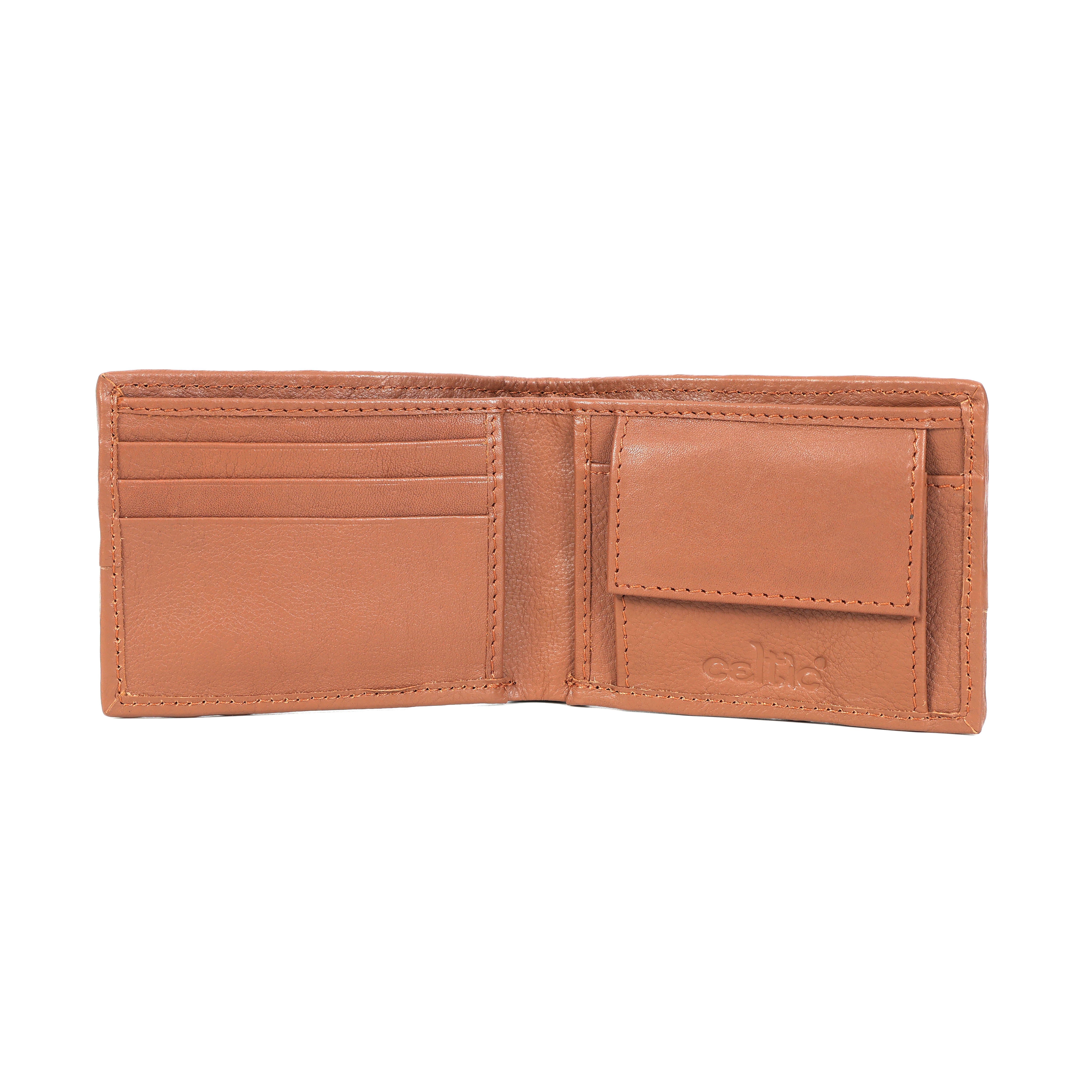 Premium Printed Tan Leather Belt & Woven Wallet Combo for Men | Ethnic Designer Casual Gift Set