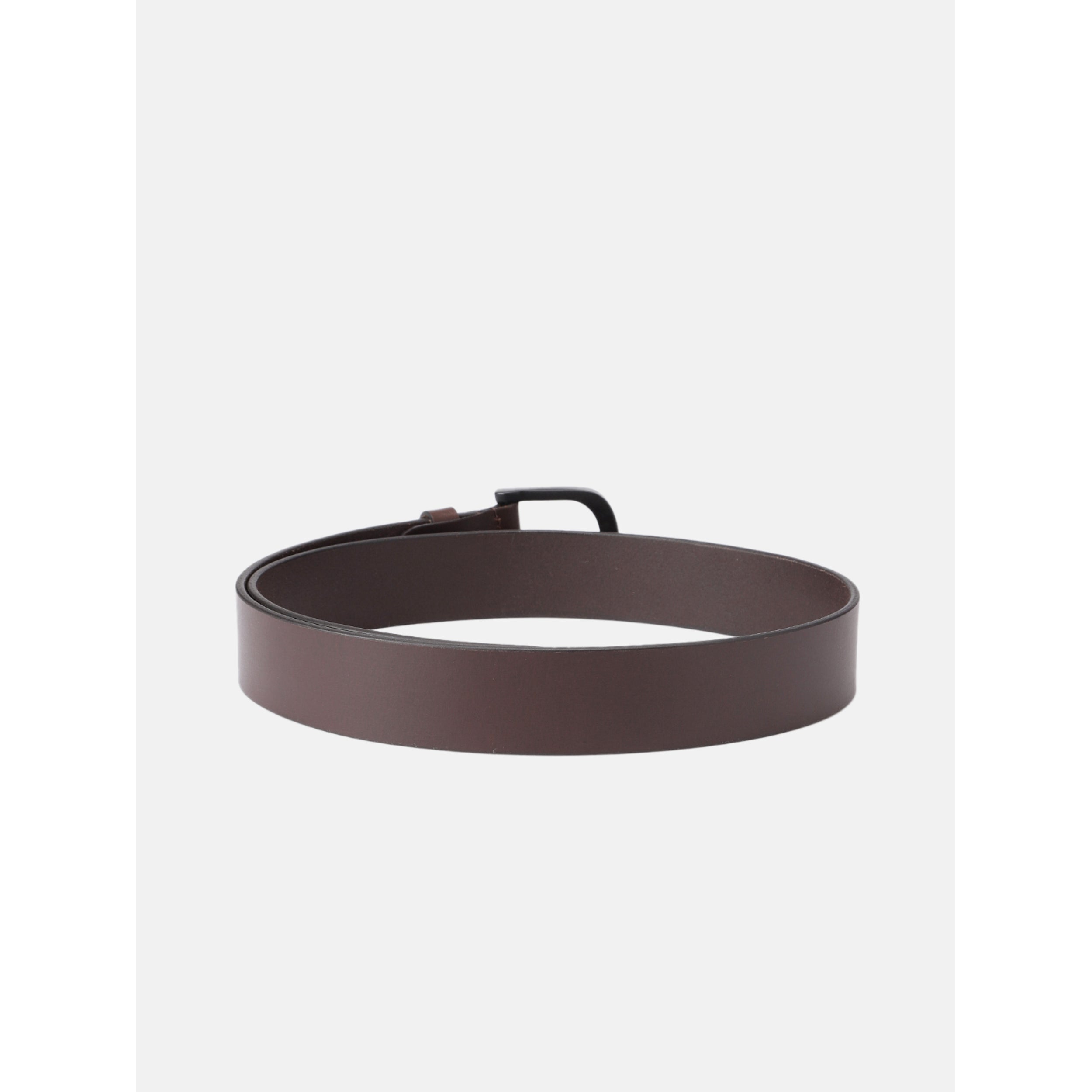 Genuine Leather Black Waist Accessory Durable Metal Buckle Formal Casual Wear