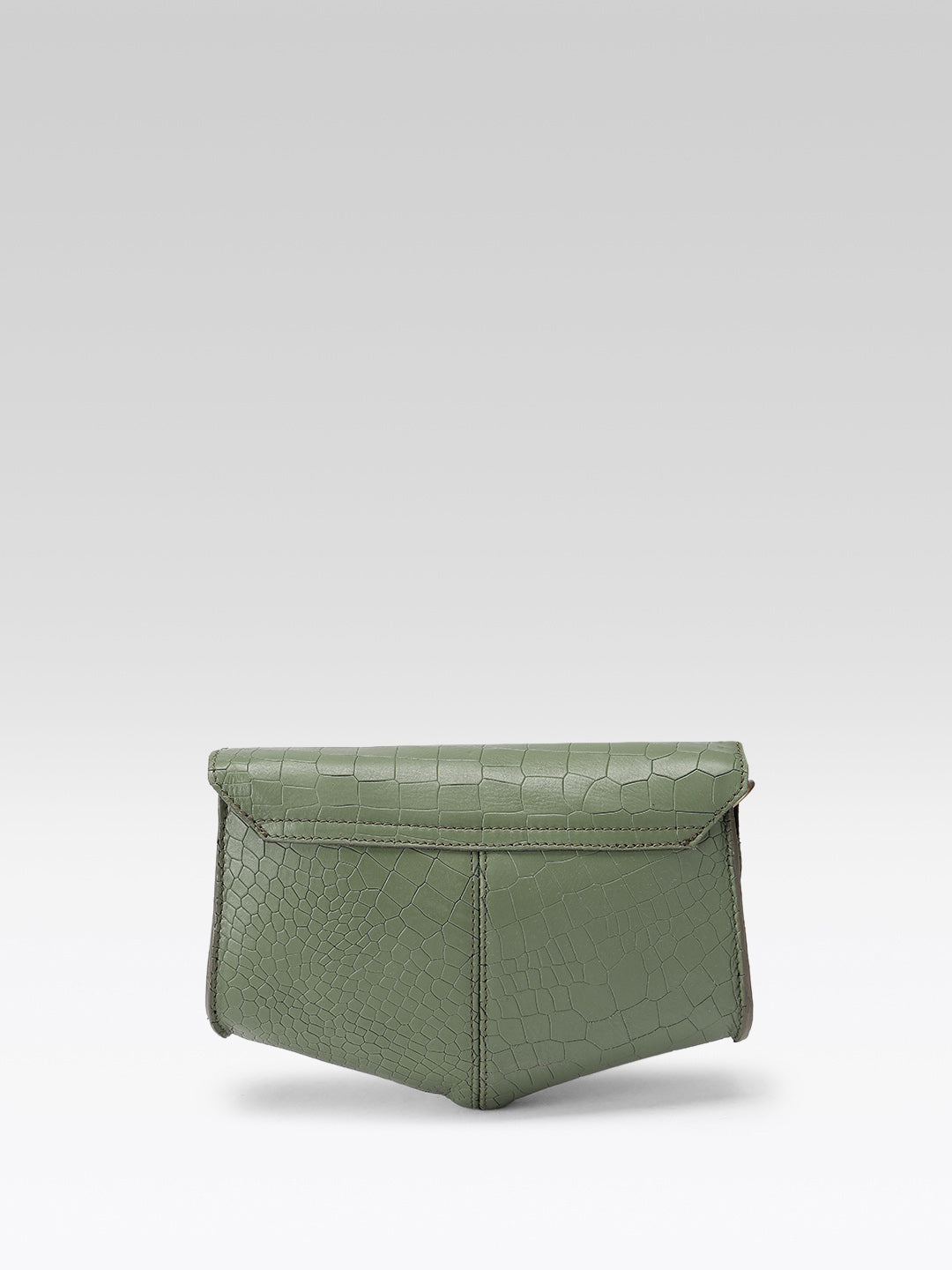 Premium Textured Leather Flap Sling Bag with Adjustable Strap & Inner Zip Pocket