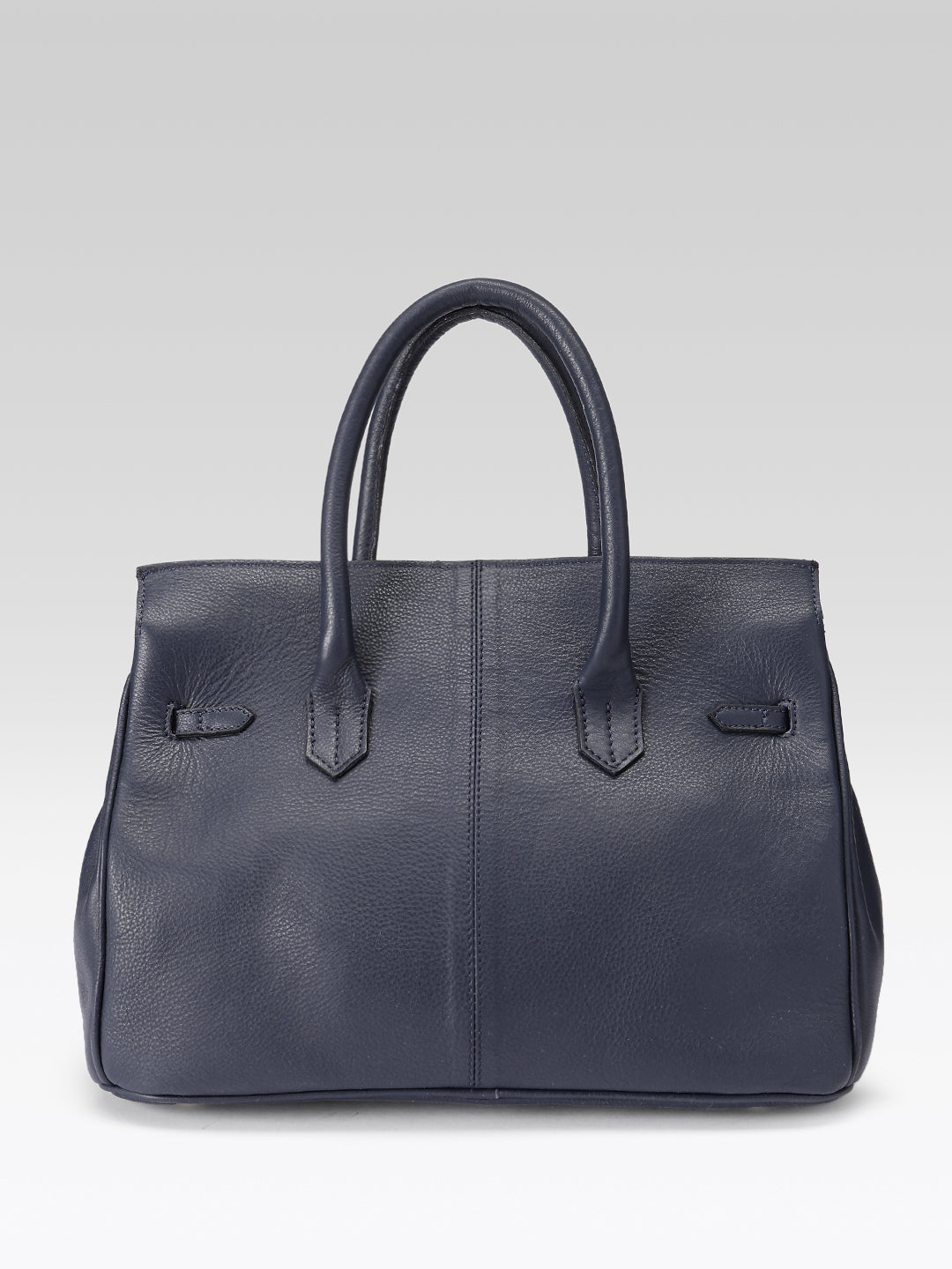 Premium Genuine Leather  Tote Handbag with Turn-Lock Closure
