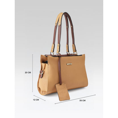 Premium Genuine Textured  leather Handbag with inner pockets