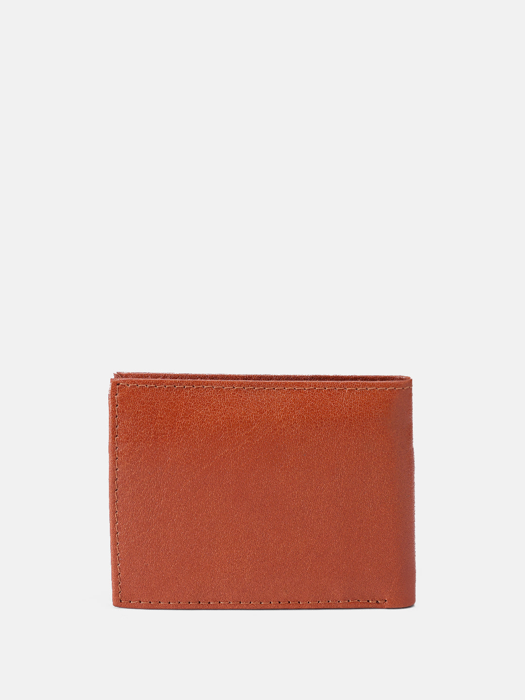 Premium Genuine Leather Bi-Fold Wallet with ID Window & Multiple Card Slots