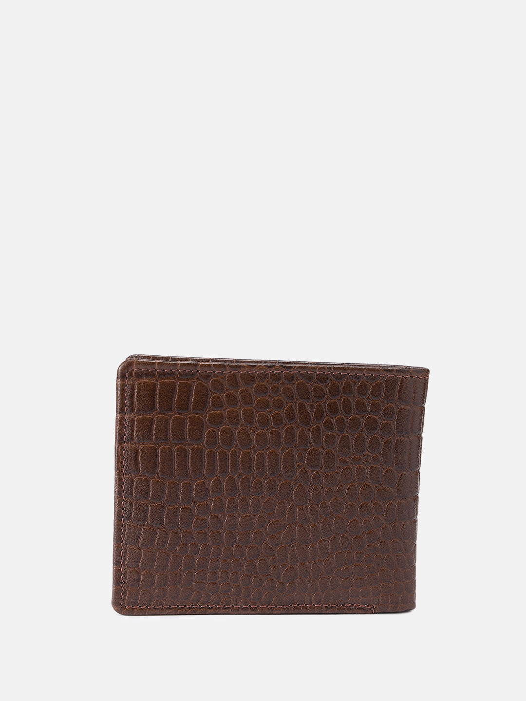 Premium Genuine Leather Crocodile Embossed Bi-Fold Wallet for Men | Multiple Card Slots