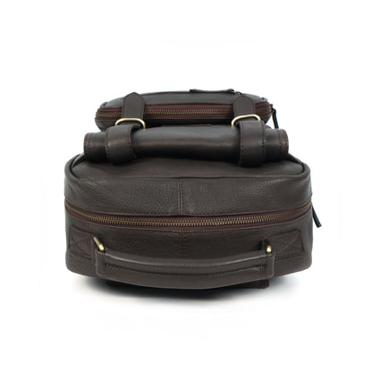 Compact & Stylish Leather Unisex Small Backpack – Perfect for Everyday Use. Art: BG-1610-S