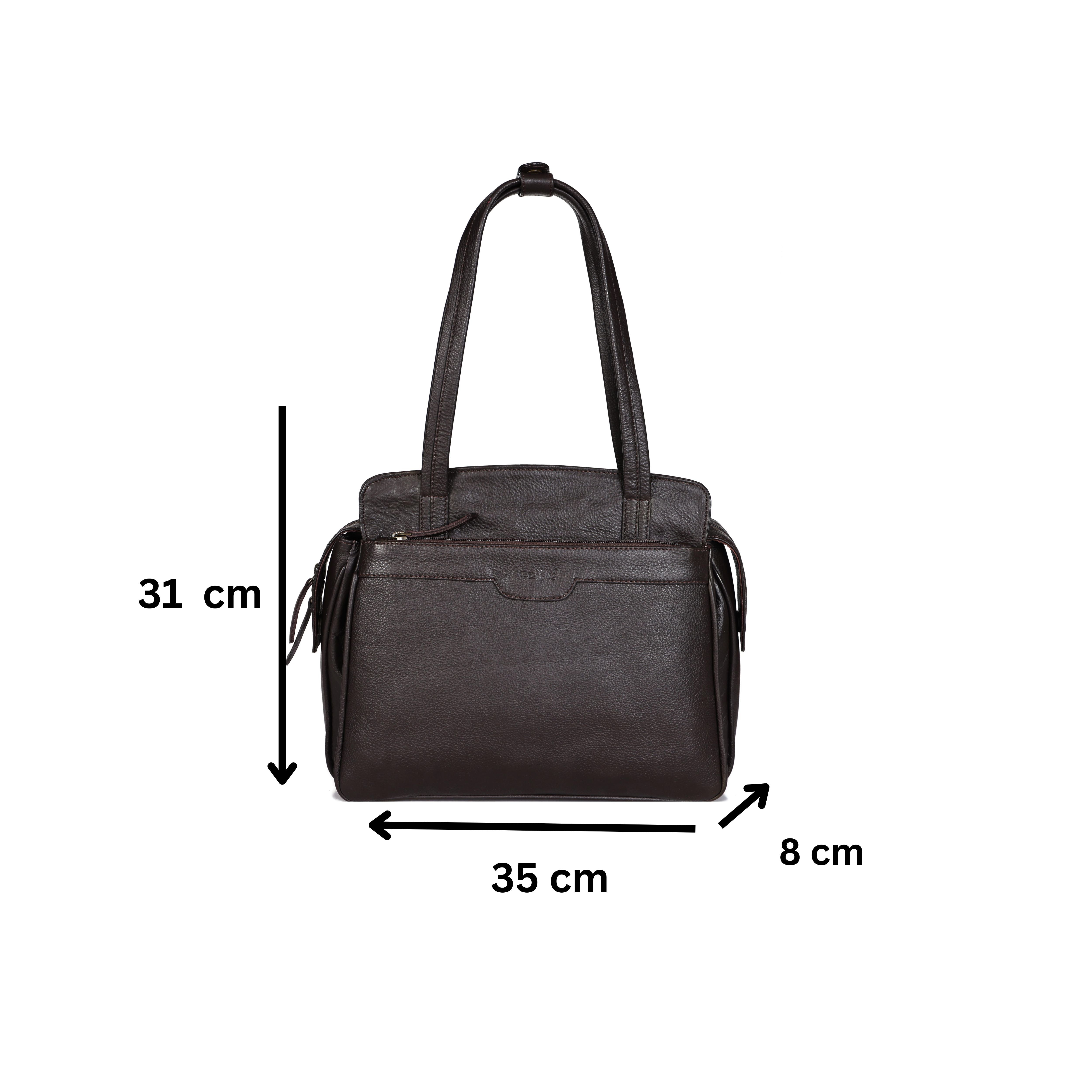 Elegant NDM Soft Leather Tote Bag  Luxurious, Spacious, and Versatile. Art:-BG-1609