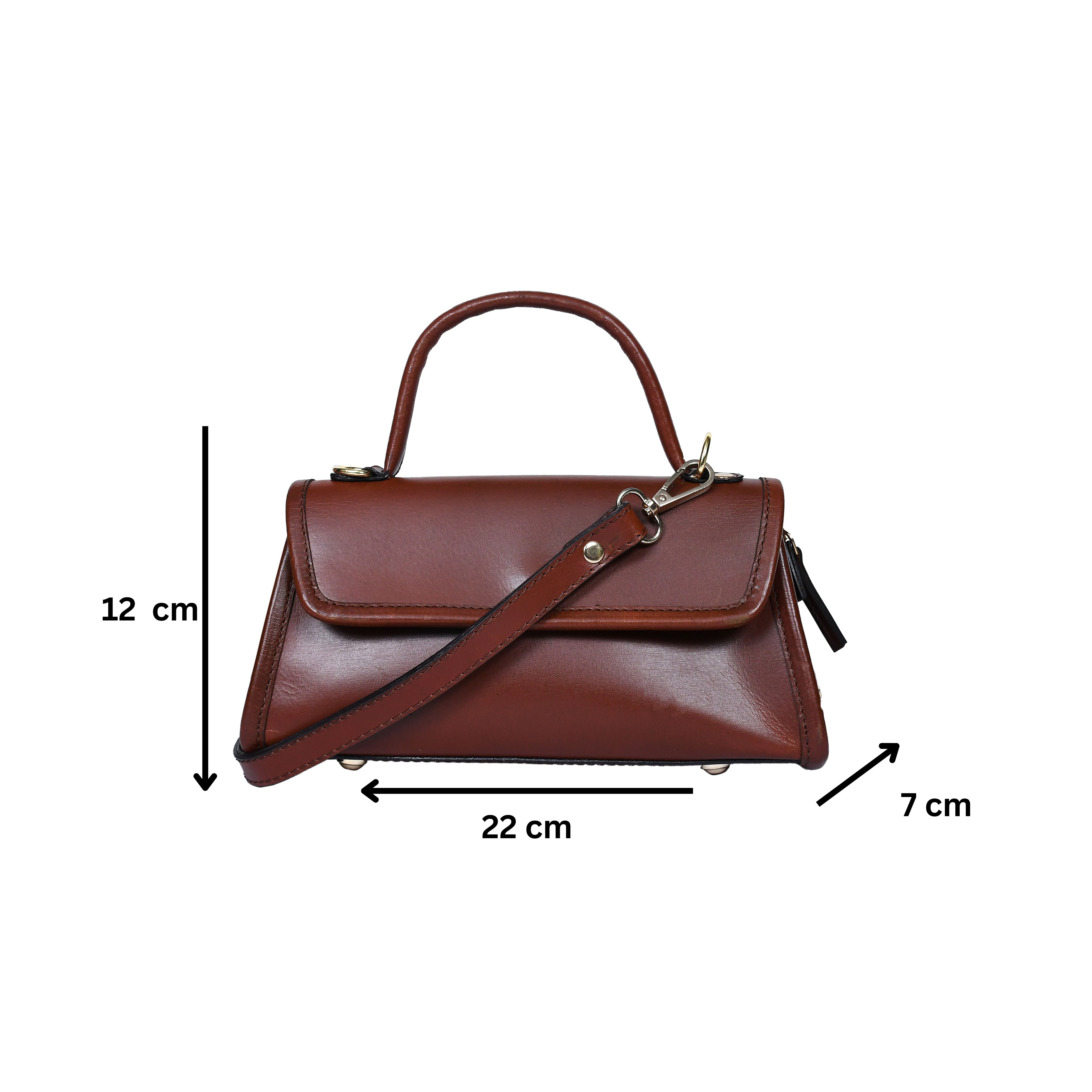  pure leather sling bag for girls and women with fabulous finish, Art: BG-1567