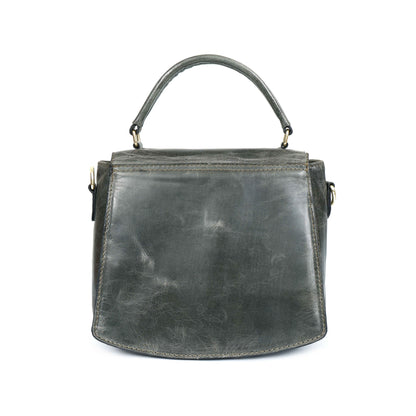 Premium Genuine  Leather Handbag with Adjustable Strap & Stud Detailing