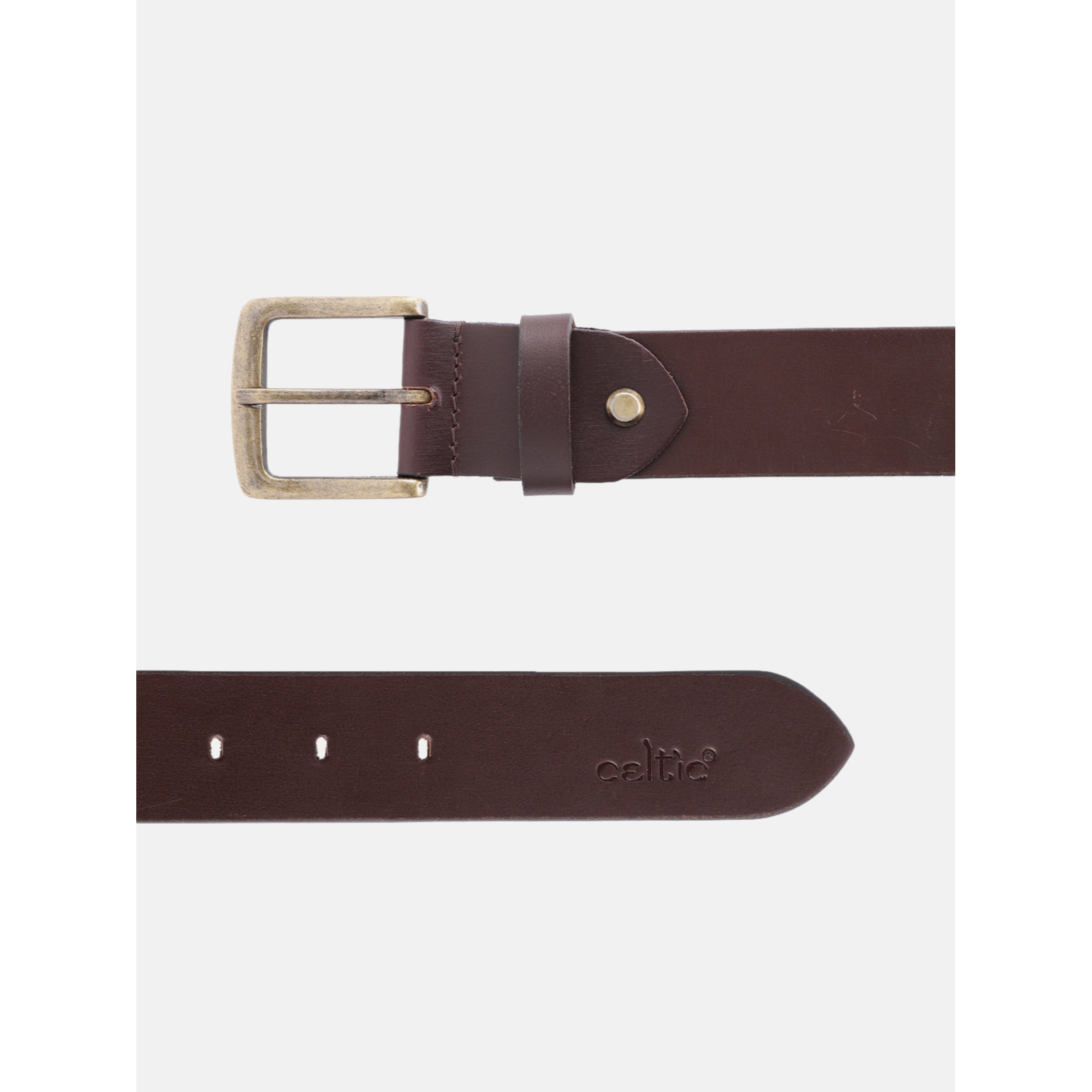 Unisex Handcrafted Woven Leather Belt With Geometric Pattern And Antique Buckle Design