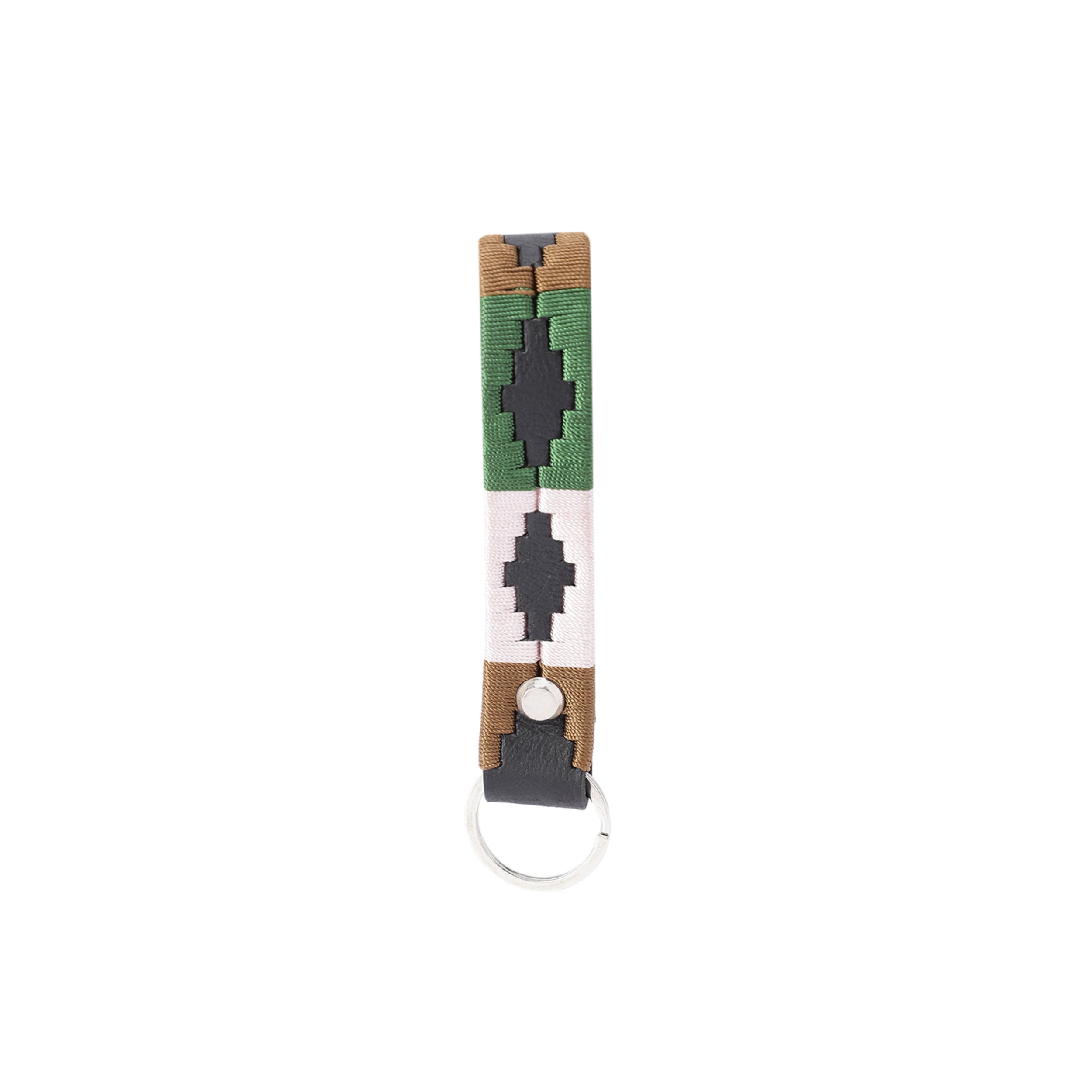 Unisex Handcrafted Leather Belt With Woven Aztec Pattern Antique Buckle For Men