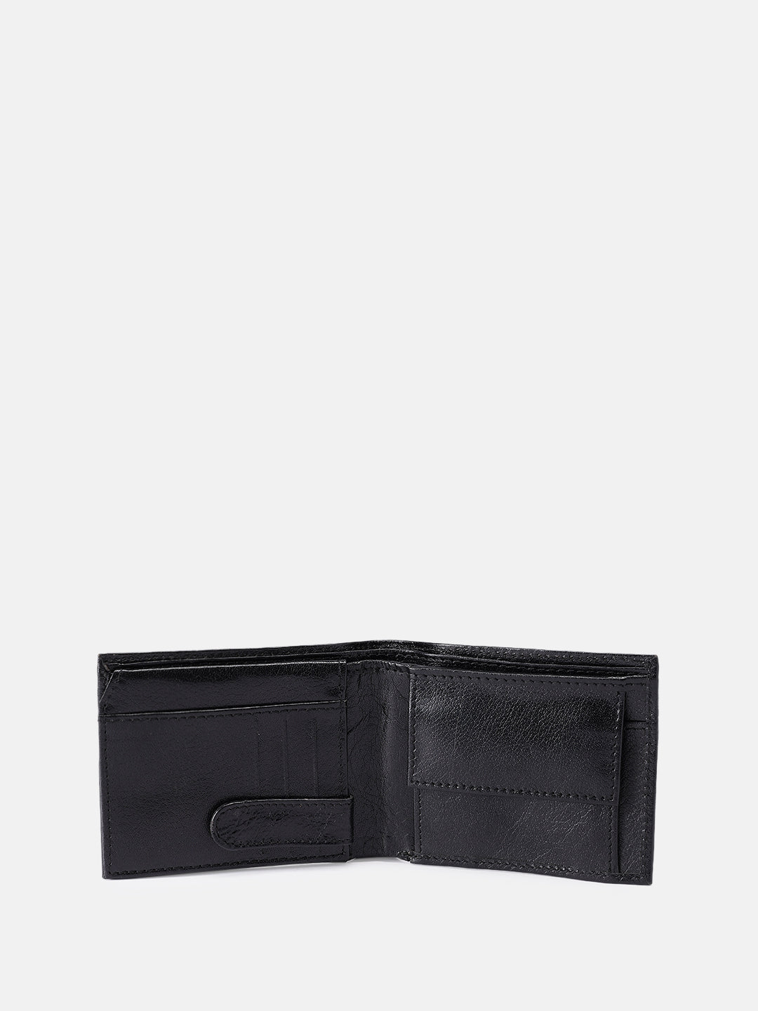 Premium Genuine Leather Bi-Fold Wallet for Men with Card Slots & Cash Compartment