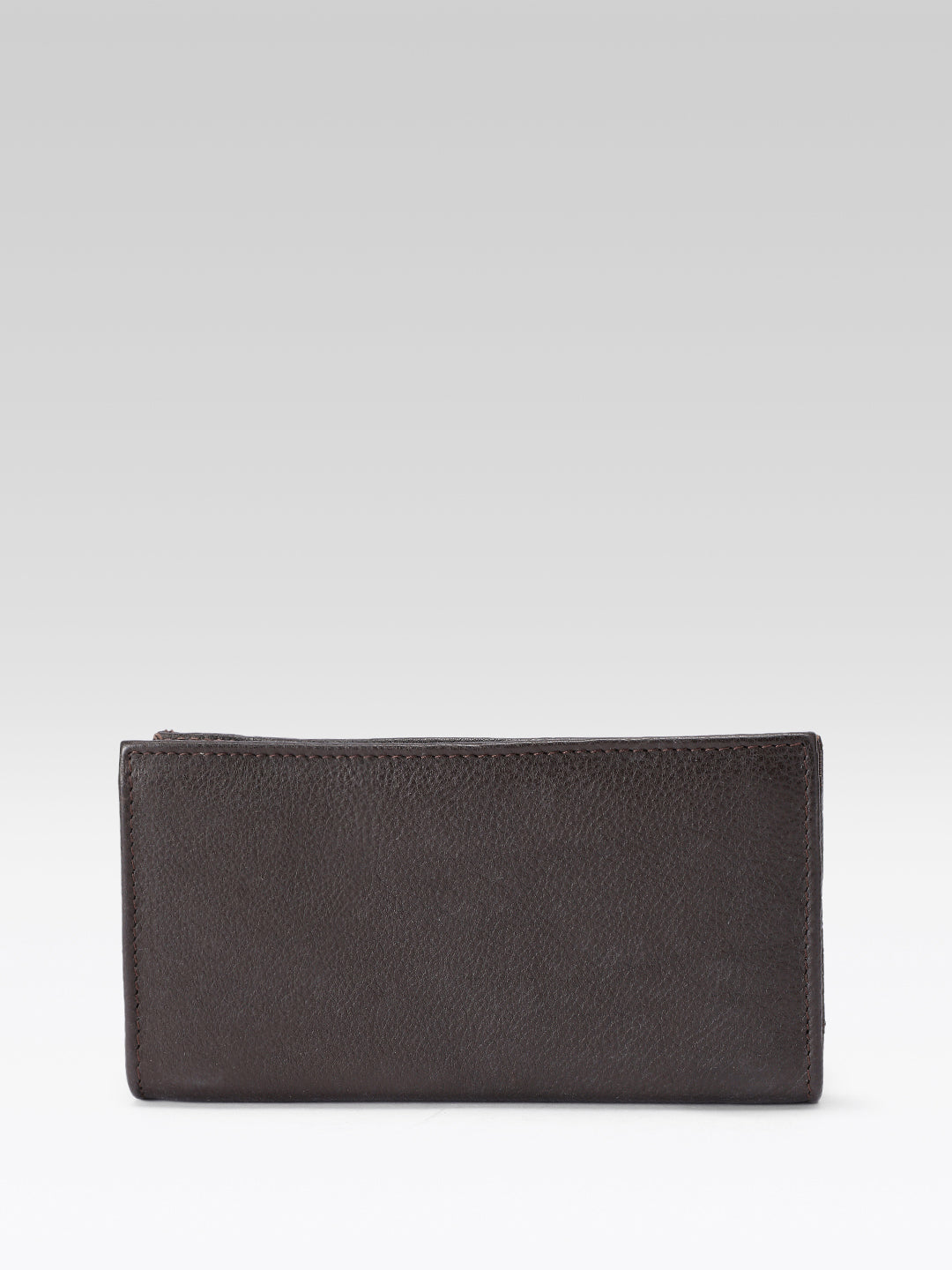 Premium Genuine Leather Long Wallet for Women with Multiple Card Slots & Zip Coin Pocket