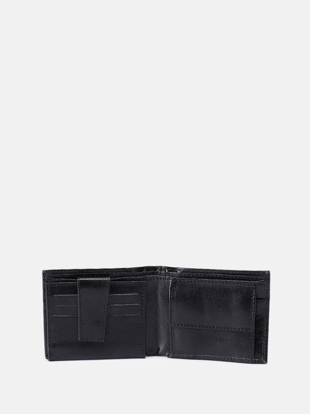 Premium Genuine Leather Men's Wallet with ID Window, Coin Pocket & Card Slots