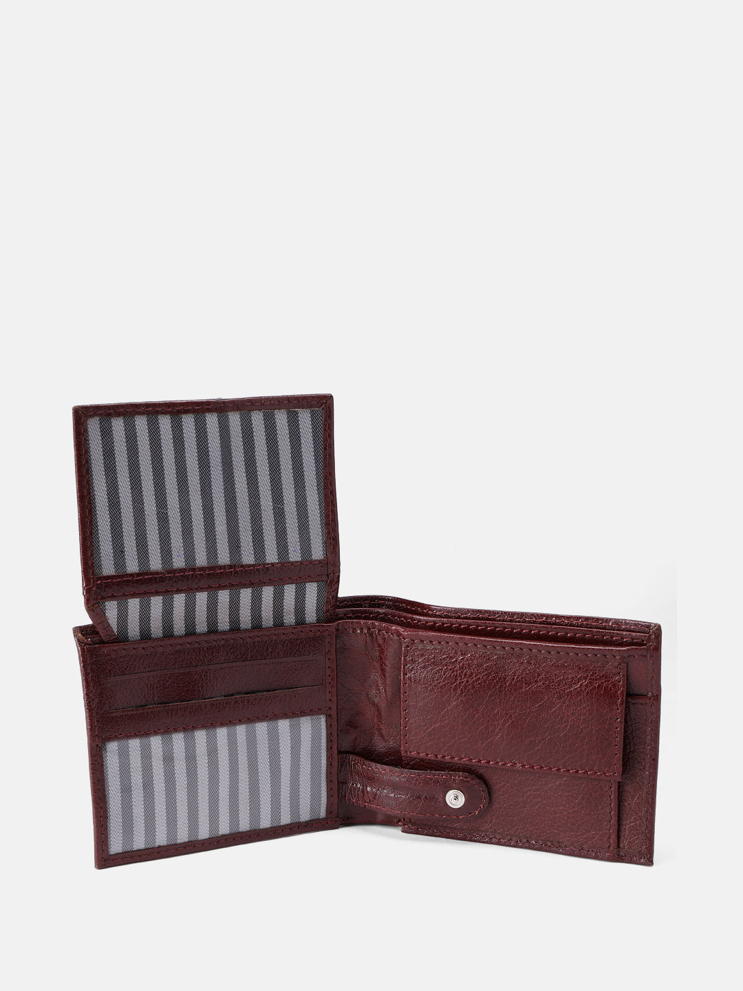 Premium Genuine Leather Bi-Fold Wallet for Men with Card Slots & Cash Compartment