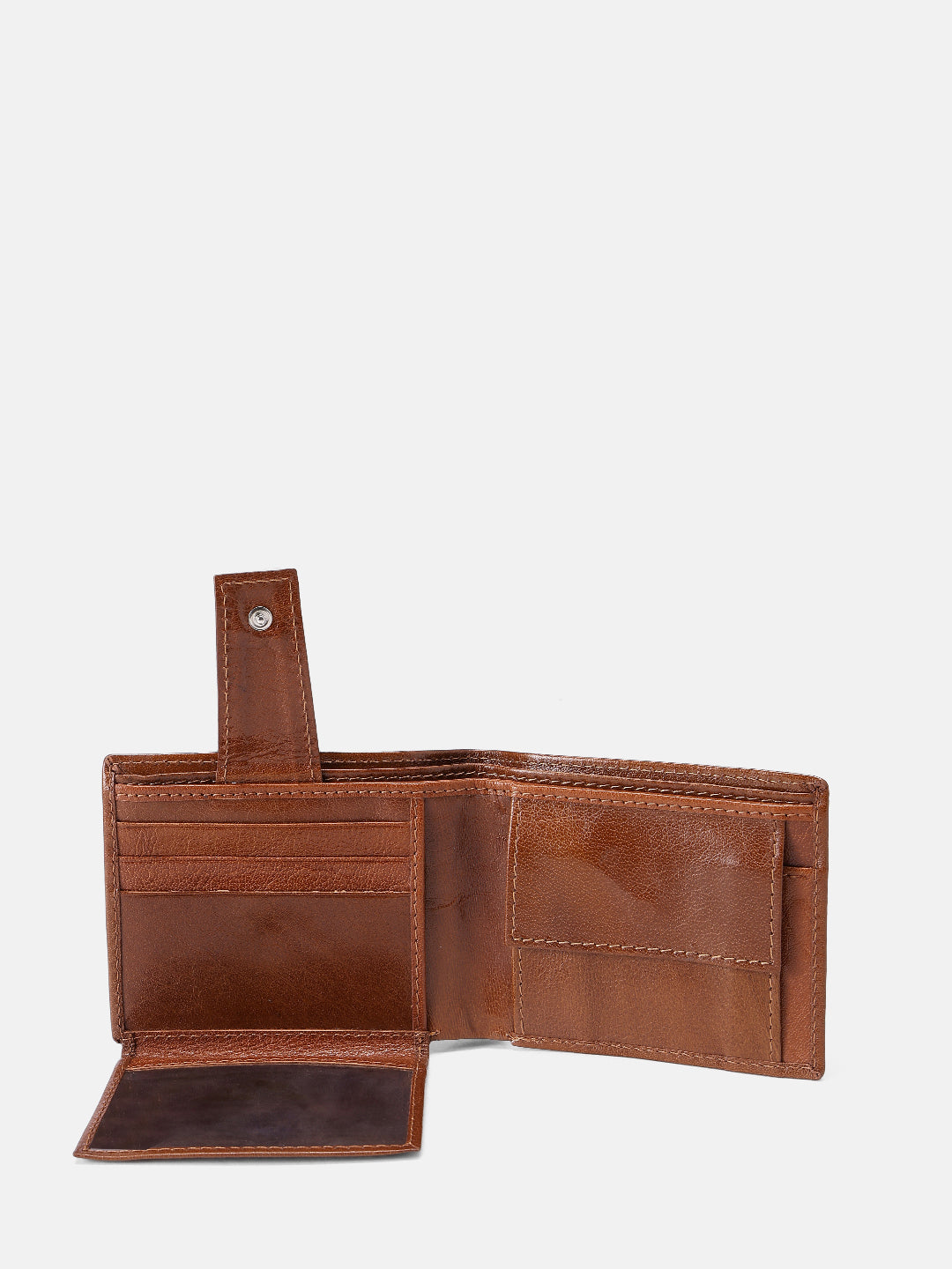 Premium Genuine Leather Wallet for Men | Multiple Card Slots & Zip Coin Pocket