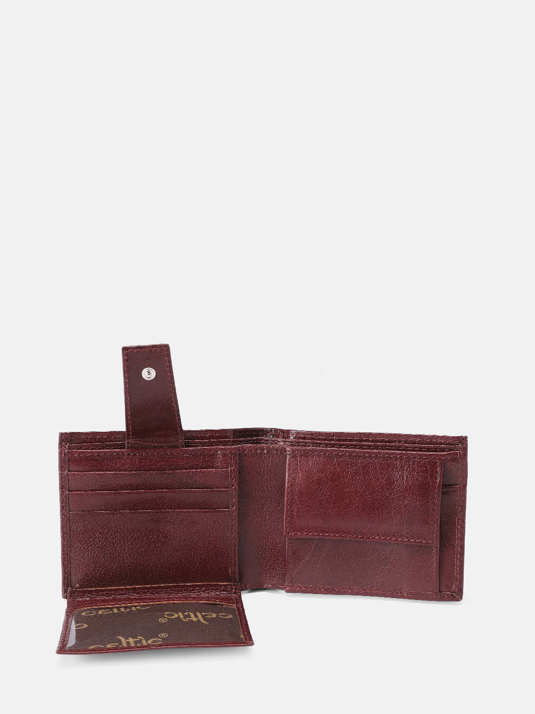 Premium Genuine Leather Wallet for Men | Multiple Card Slots & Zip Coin Pocket