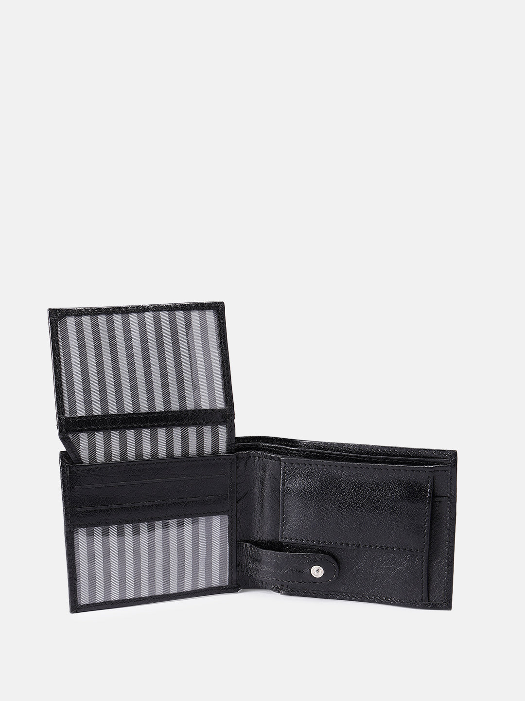 Premium Genuine Leather Bi-Fold Wallet for Men with Card Slots & Cash Compartment