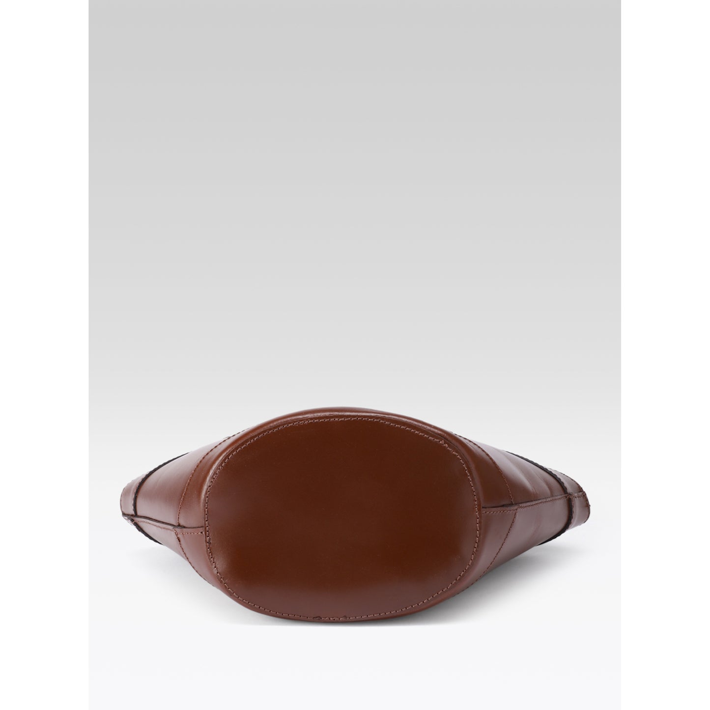 Premium Genuine Leather Mini Tote Bag with Dual Handles & Detachable Shoulder Strap