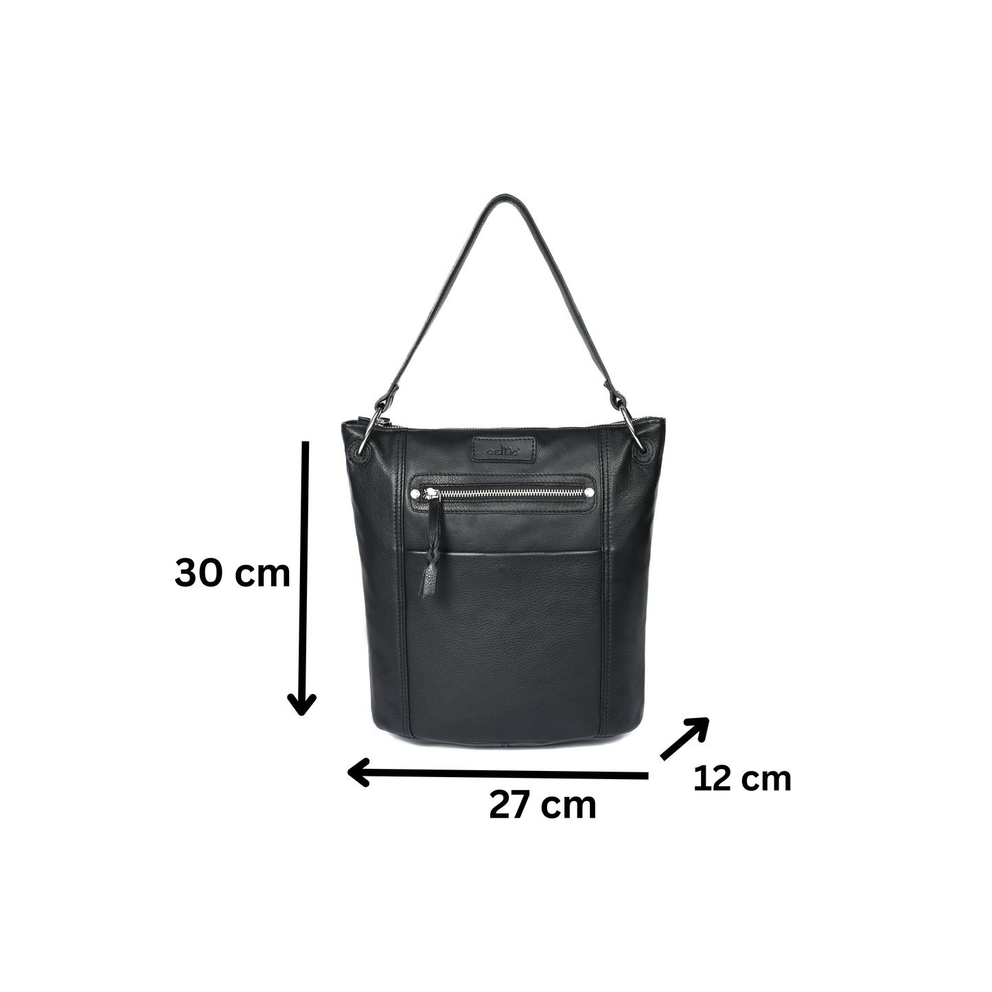 "Pure Luxuries Celtic Leather Bag - Premium Handcrafted Leather Bag for Men & Women"- BG-1757