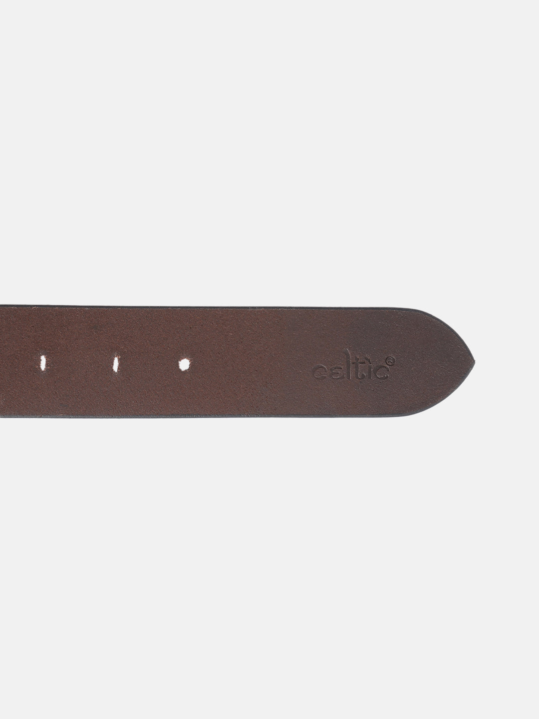 Unisex Handcrafted Tribal Pattern Leather Buckle Waistband Ethnic Style Durable Accessory.