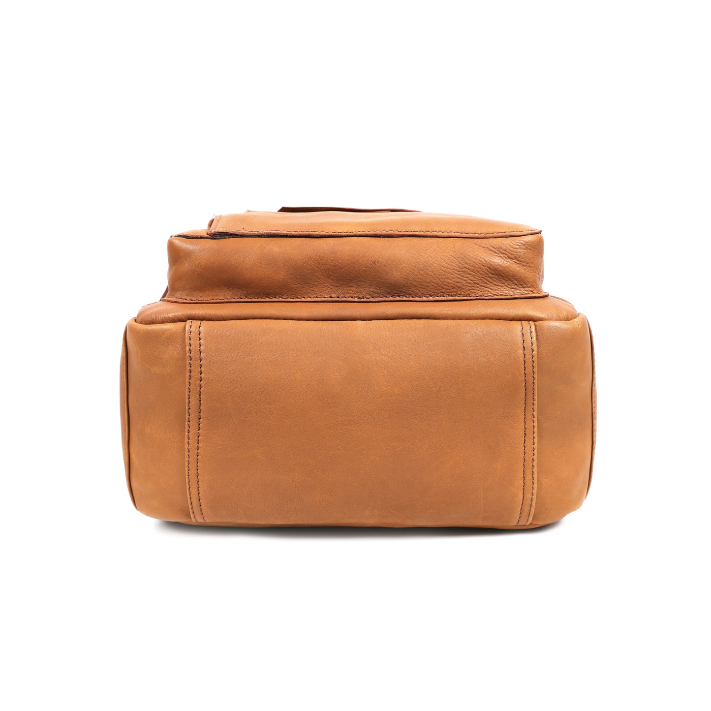 Elegant Soft Tan Leather Backpack  Stylish, Versatile, and Organized  ART:- BG-1638