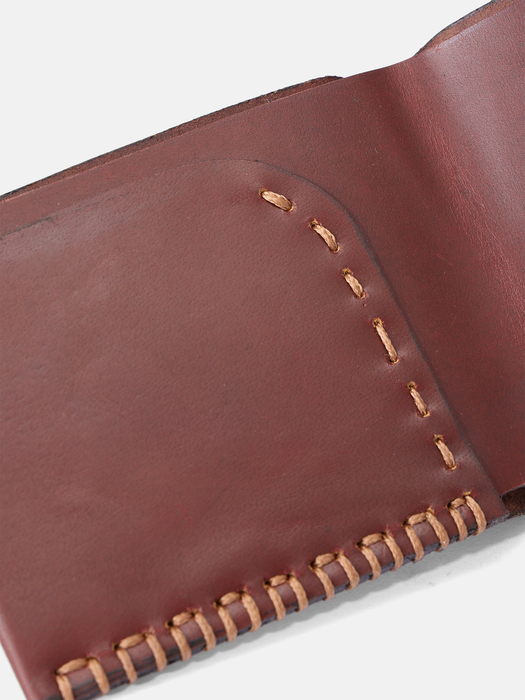 Genuine Leather Slim Card Holder Wallet with Compartment