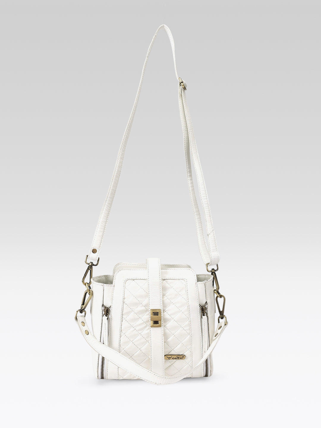 Premium Quilted Leather Shoulder Bag – Stylish Everyday Crossbody Handbag